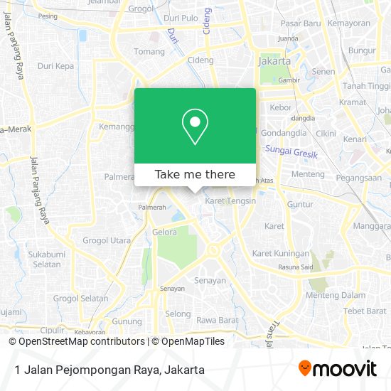 1 Jalan Pejompongan Raya map