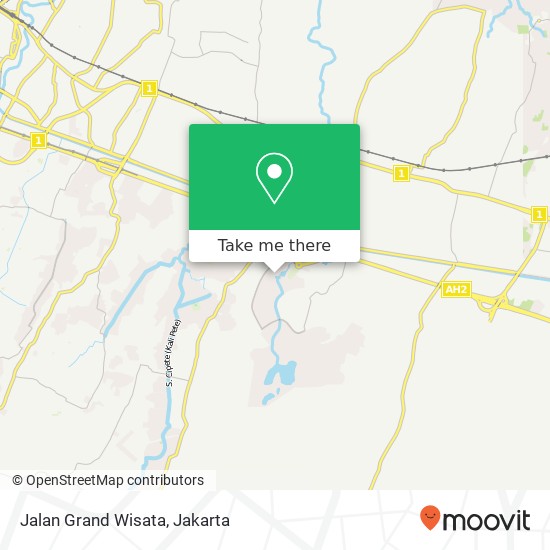 Jalan Grand Wisata map