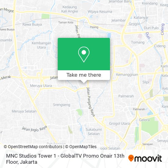 MNC Studios Tower 1 - GlobalTV Promo Onair 13th Floor map