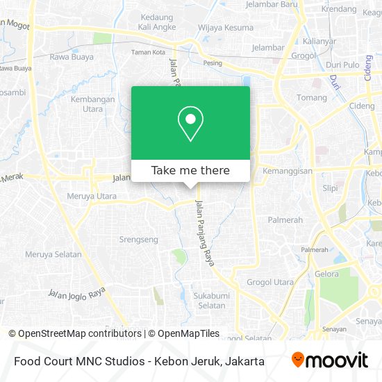 Food Court MNC Studios - Kebon Jeruk map