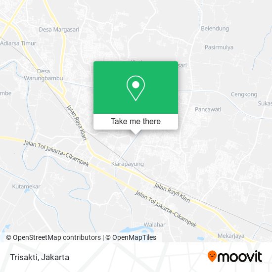 Trisakti map