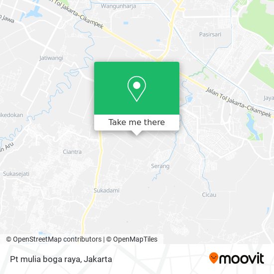 Pt mulia boga raya map