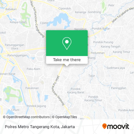 Polres Metro Tangerang Kota map