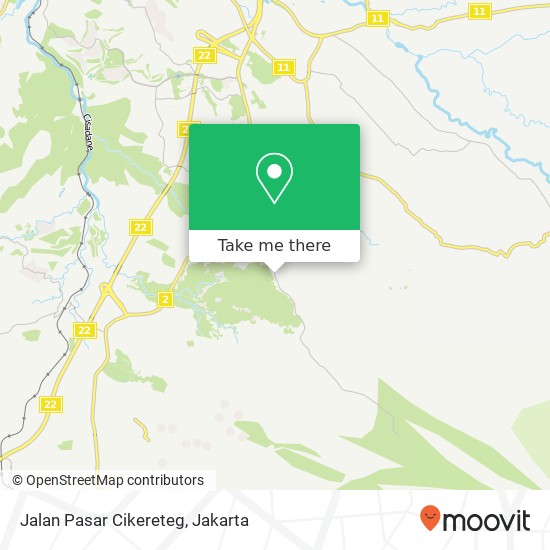 Jalan Pasar Cikereteg map