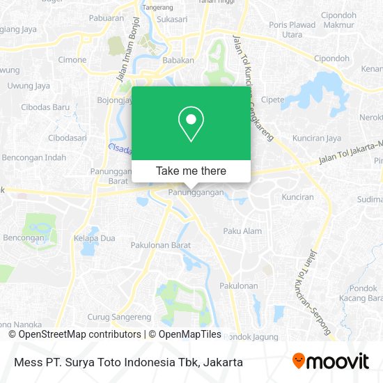 Mess PT. Surya Toto Indonesia Tbk map