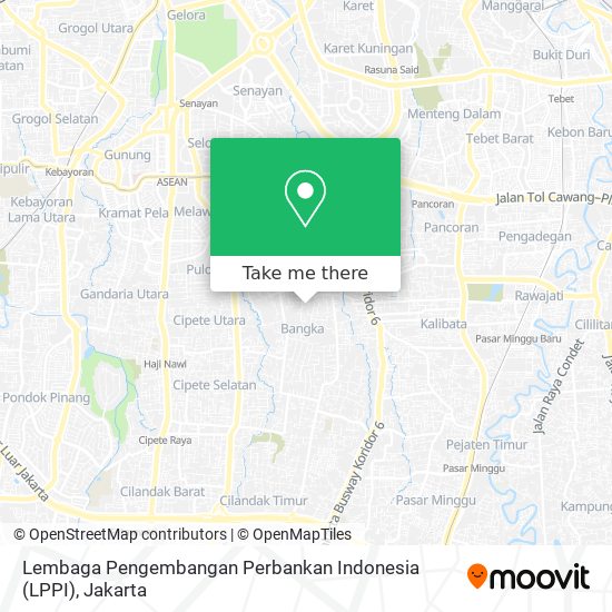 Lembaga Pengembangan Perbankan Indonesia (LPPI) map