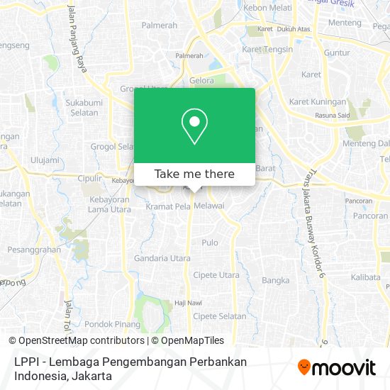LPPI - Lembaga Pengembangan Perbankan Indonesia map