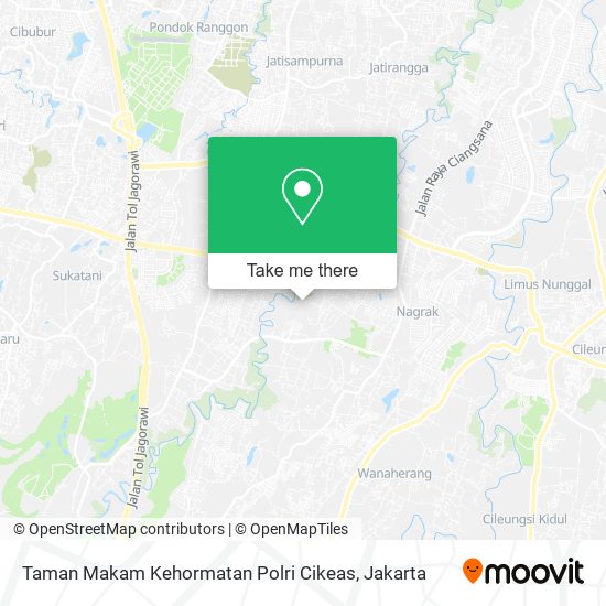 Taman Makam Kehormatan Polri Cikeas map