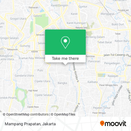 Mampang Prapatan map