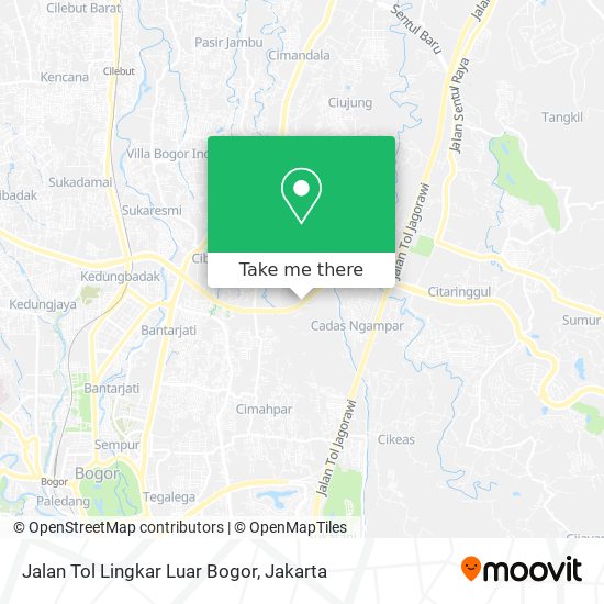Jalan Tol Lingkar Luar Bogor map