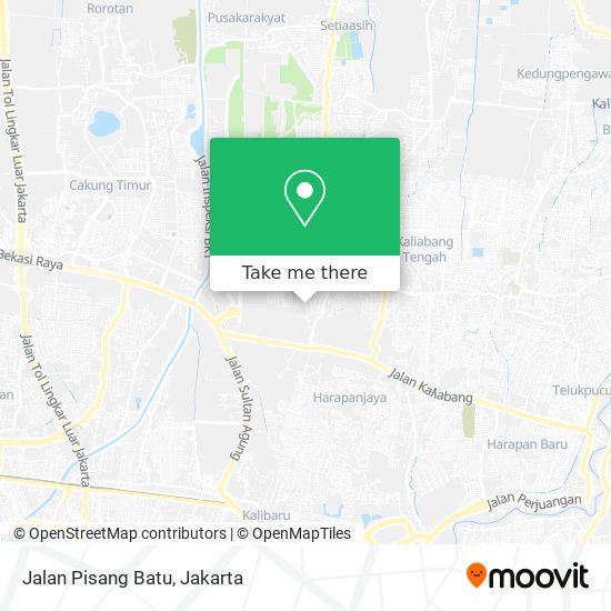 Jalan Pisang Batu map