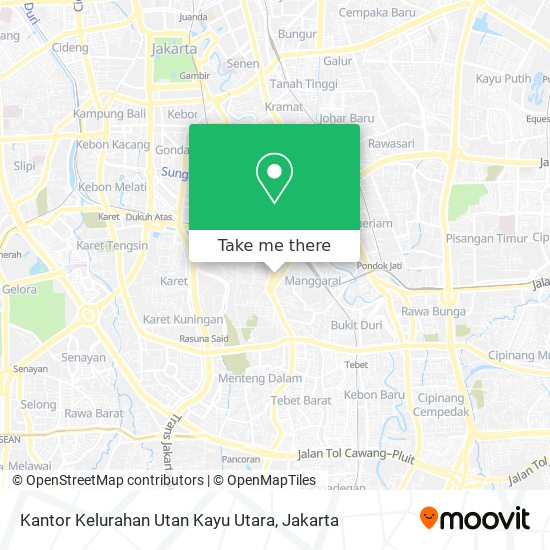 Kantor Kelurahan Utan Kayu Utara map