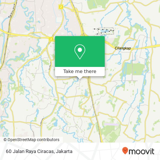 60 Jalan Raya Ciracas map