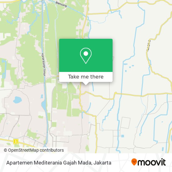 Apartemen Mediterania Gajah Mada map