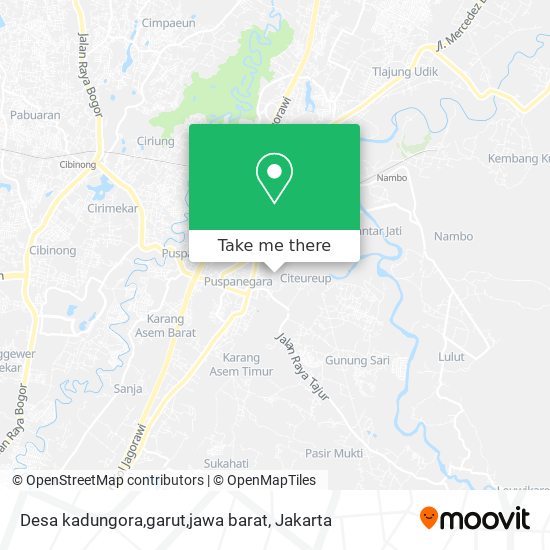 Desa kadungora,garut,jawa barat map