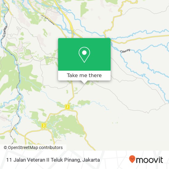 11 Jalan Veteran II Teluk Pinang map