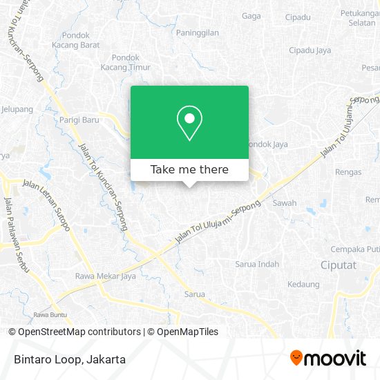 Bintaro Loop map