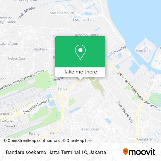 Bandara soekarno Hatta Terminal 1C map
