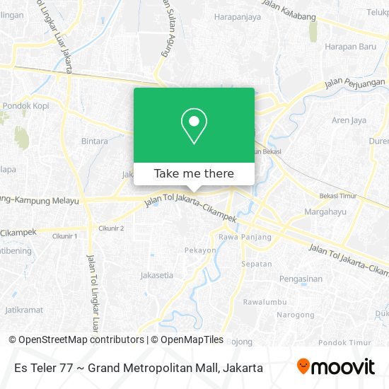 Es Teler 77 ~ Grand Metropolitan Mall map