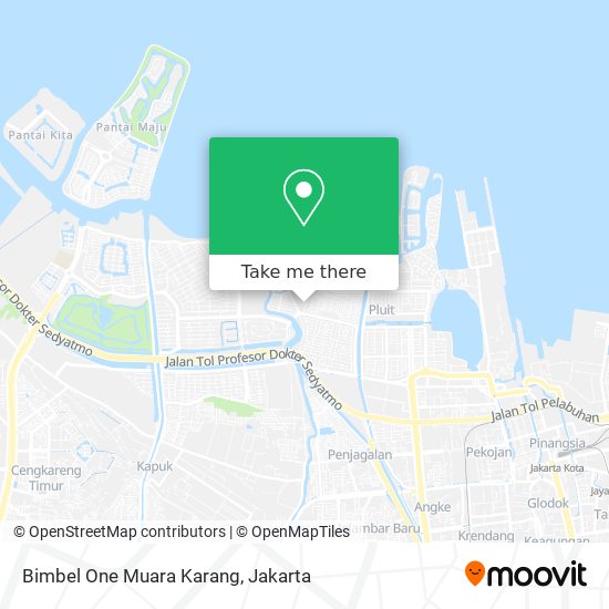 Bimbel One Muara Karang map