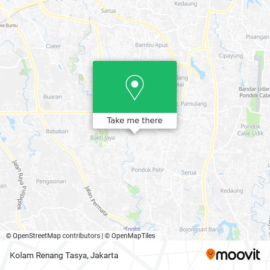 Kolam Renang Tasya map