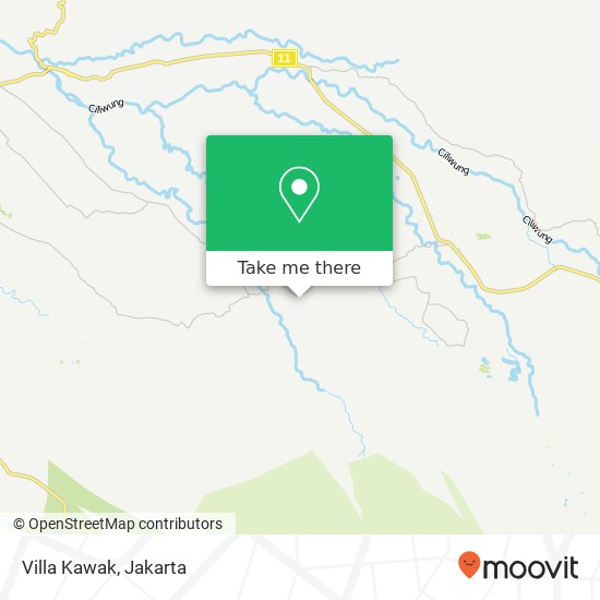 Villa Kawak map