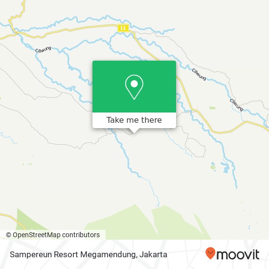 Sampereun Resort Megamendung map