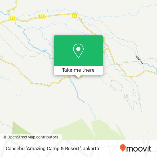 Cansebu "Amazing Camp & Resort" map