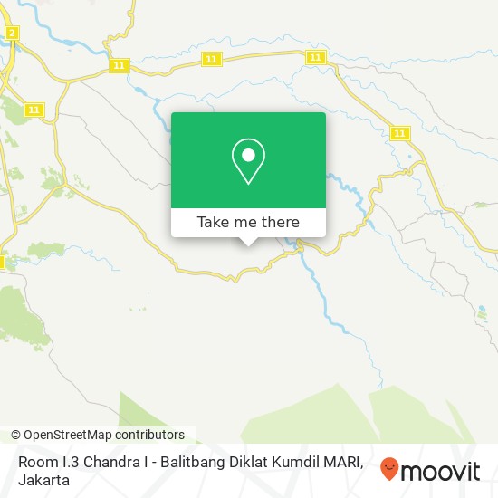 Room I.3 Chandra I - Balitbang Diklat Kumdil MARI map