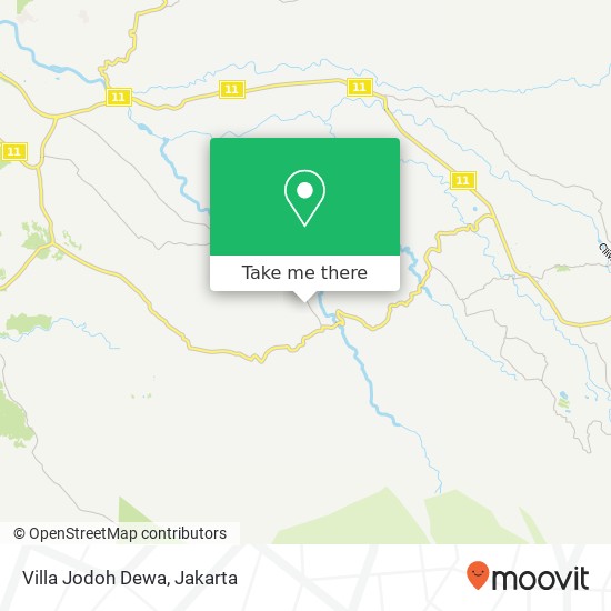 Villa Jodoh Dewa map