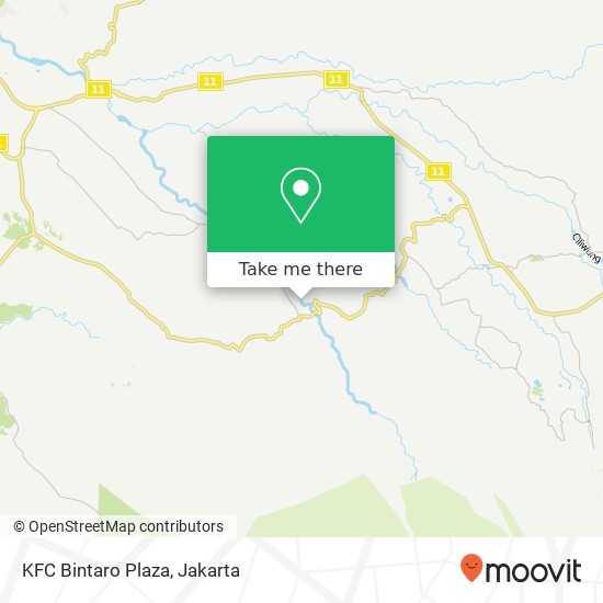 KFC Bintaro Plaza map