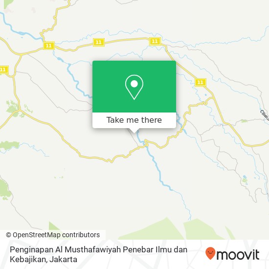 Penginapan Al Musthafawiyah Penebar Ilmu dan Kebajikan map