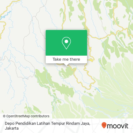 Depo Pendidikan Latihan Tempur Rindam Jaya map