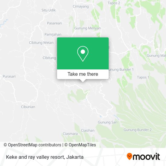 Keke and ray valley resort map