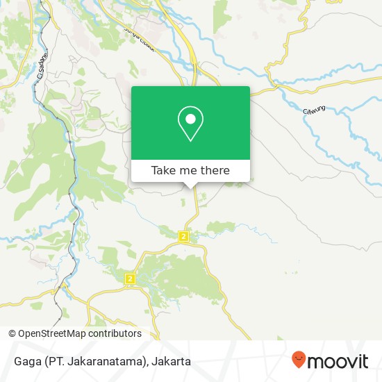 Gaga (PT. Jakaranatama) map