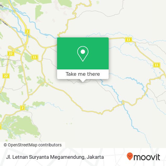 Jl. Letnan Suryanta Megamendung map