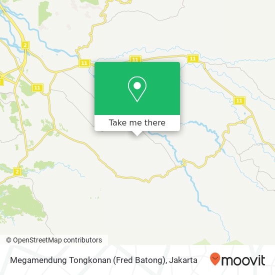 Megamendung Tongkonan (Fred Batong) map