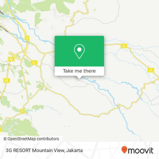 3G RESORT Mountain View map