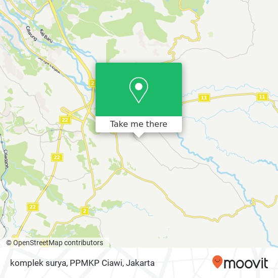 komplek surya, PPMKP Ciawi map