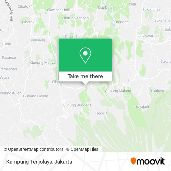 Kampung Tenjolaya map