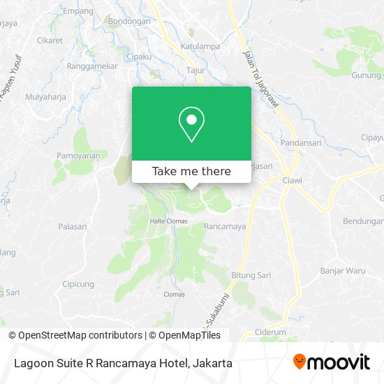 Lagoon Suite R Rancamaya Hotel map