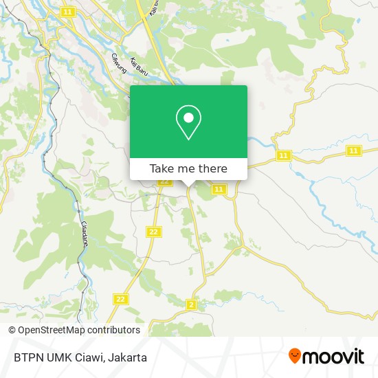 BTPN UMK Ciawi map