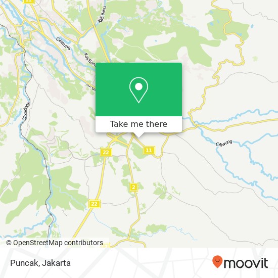 Puncak map