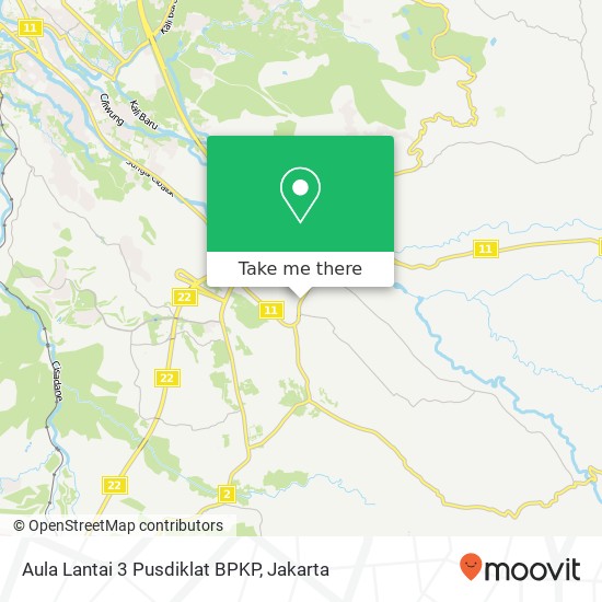 Aula Lantai 3 Pusdiklat BPKP map