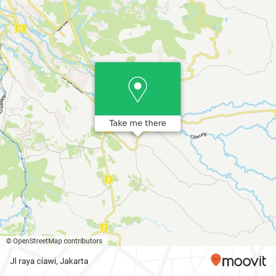 Jl raya ciawi map