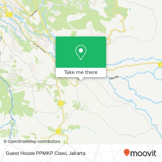 Guest House PPMKP Ciawi map