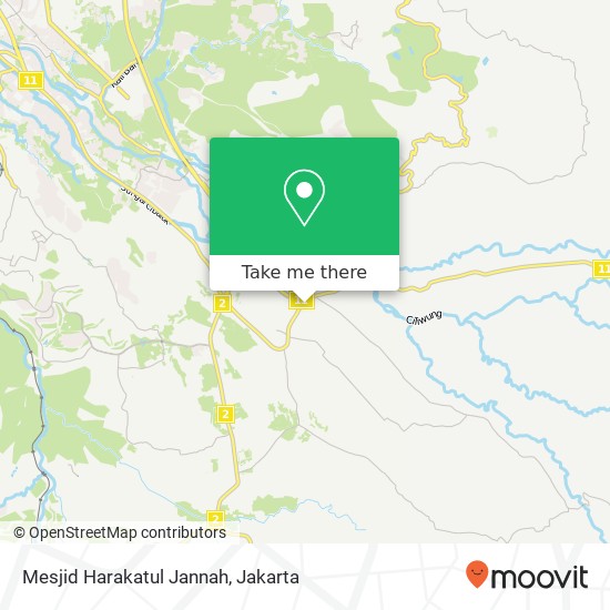 Mesjid Harakatul Jannah map