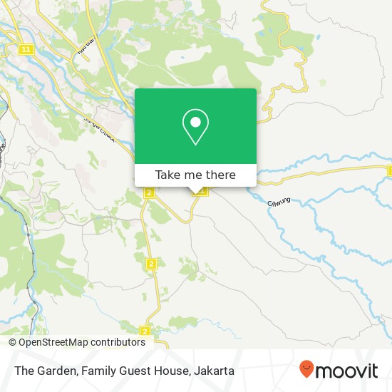 The Garden, Family Guest House map