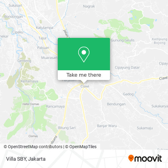 Villa SBY map
