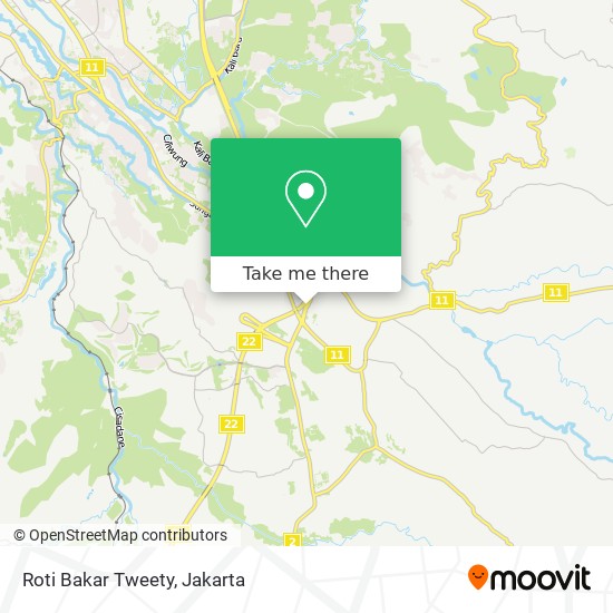 Roti Bakar Tweety map